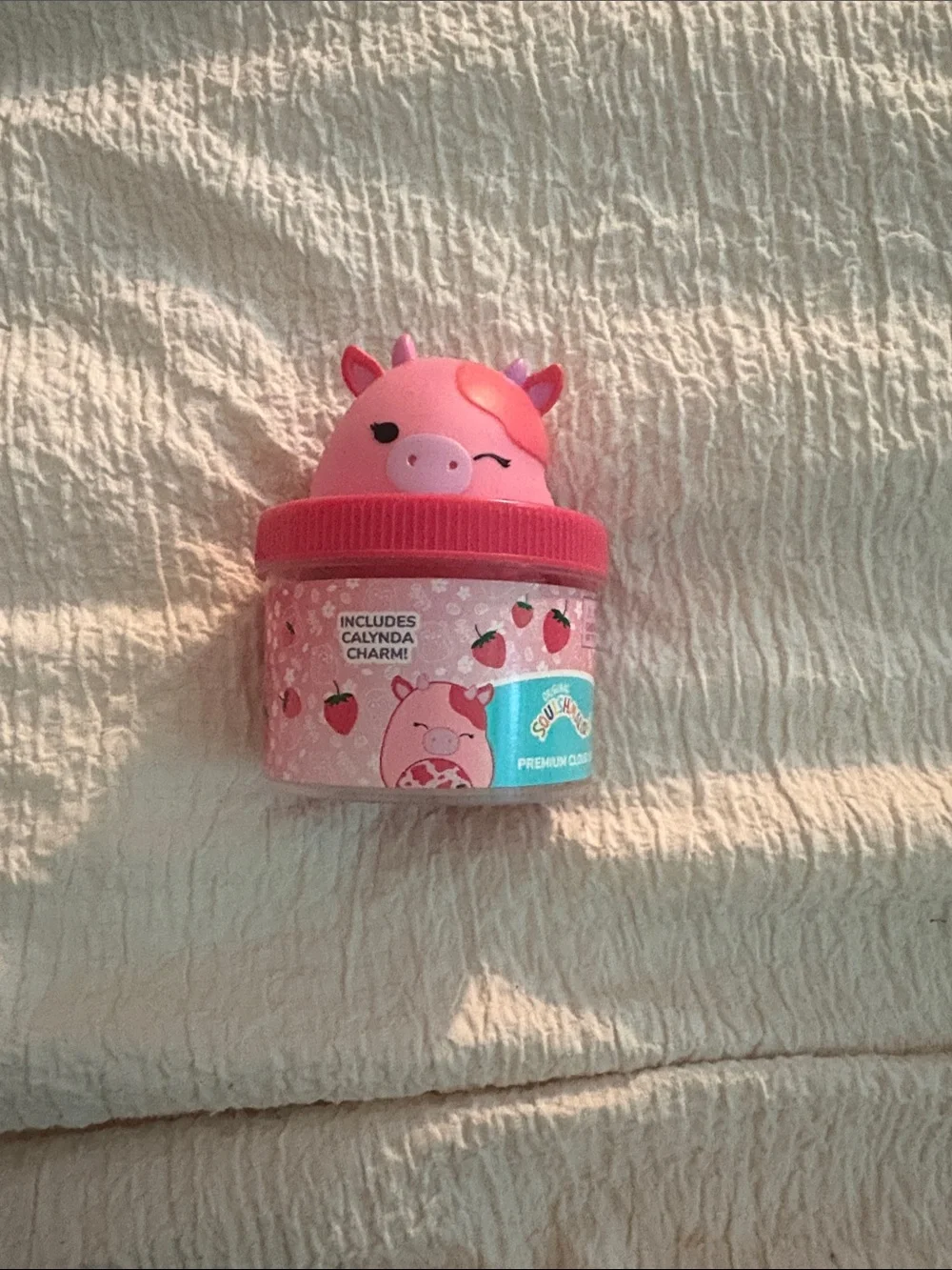 Squishmallows Strawberry Pig Scented Body Cream - Pink